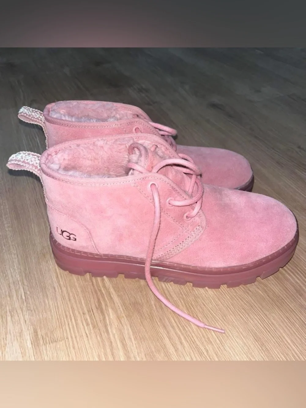 Ugg Neumel Clear Platform Boots, NEW ($150)! - Picture 2 of 4